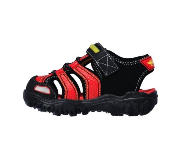 Skechers Boys' Hot Lights: Damager III - Beach Blaze