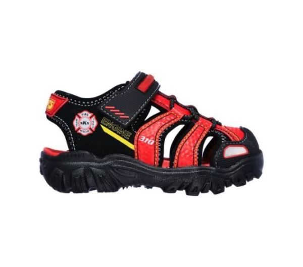 Skechers Boys' Hot Lights: Damager III - Beach Blaze