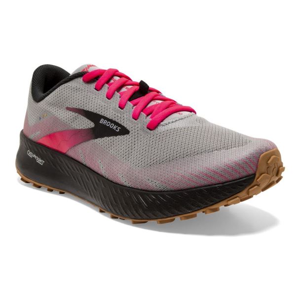 Brooks Shoes - Catamount Alloy/Pink/Black            