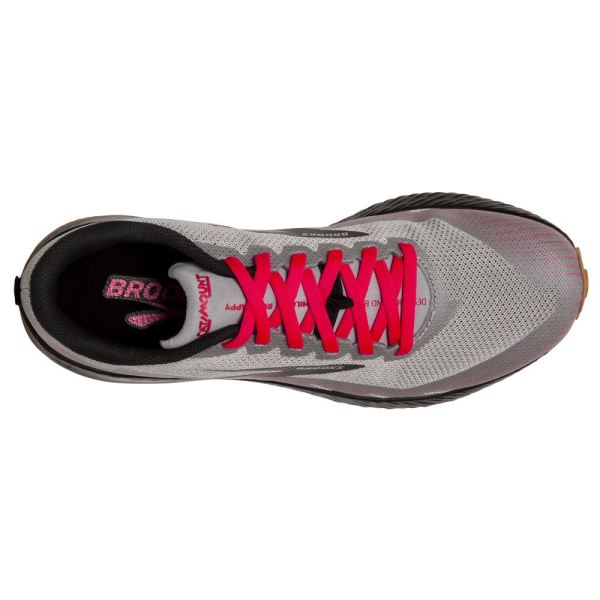 Brooks Shoes - Catamount Alloy/Pink/Black            