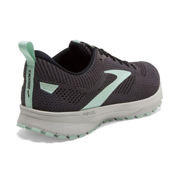 Brooks Shoes - Revel 5 Ebony/Black/Yucca            