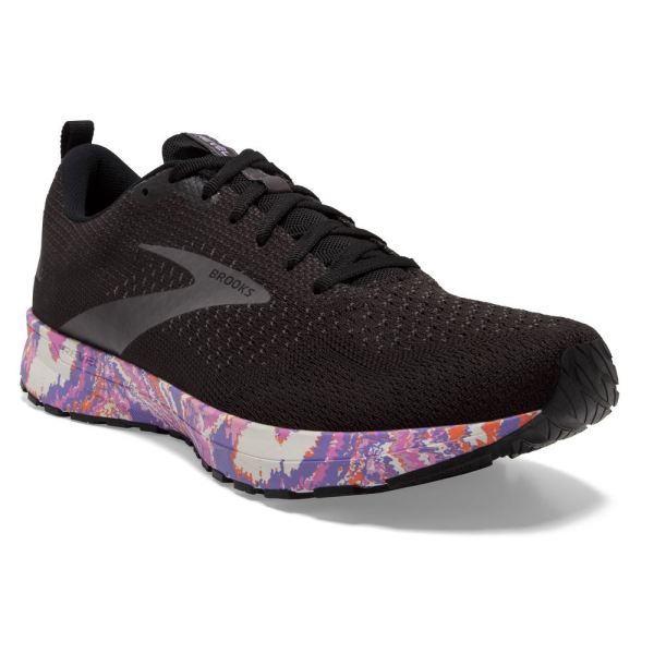 Brooks Shoes - Revel 4 Black/Pavement/Lilac            