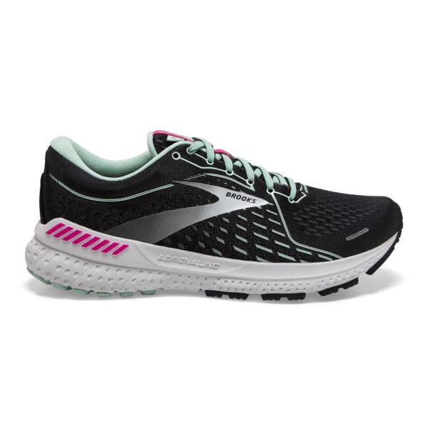 Brooks Shoes - Adrenaline GTS 21 Black/Pink/Yucca