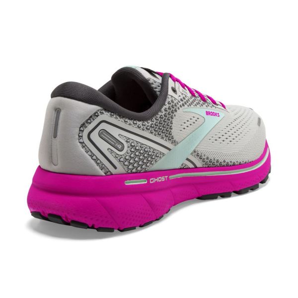 Brooks Shoes - Ghost 14 Oyster/Yucca/Pink            