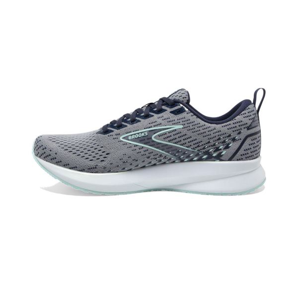 Brooks Shoes - Levitate 5 Grey/Peacoat/Blue Light            