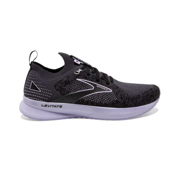 Brooks Shoes - Levitate StealthFit 5 Black/Ebony/Lilac