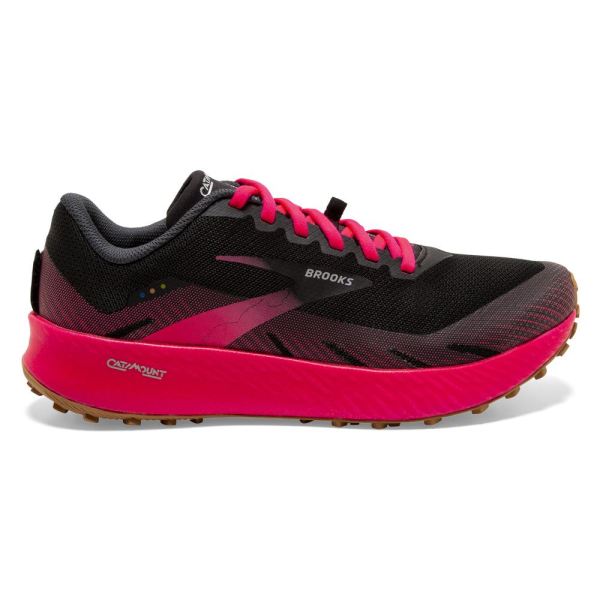 Brooks Shoes - Catamount Black/Pink