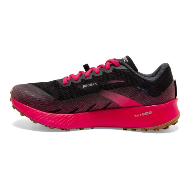 Brooks Shoes - Catamount Black/Pink            