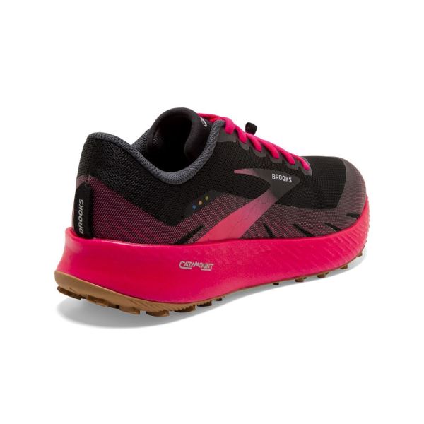 Brooks Shoes - Catamount Black/Pink            