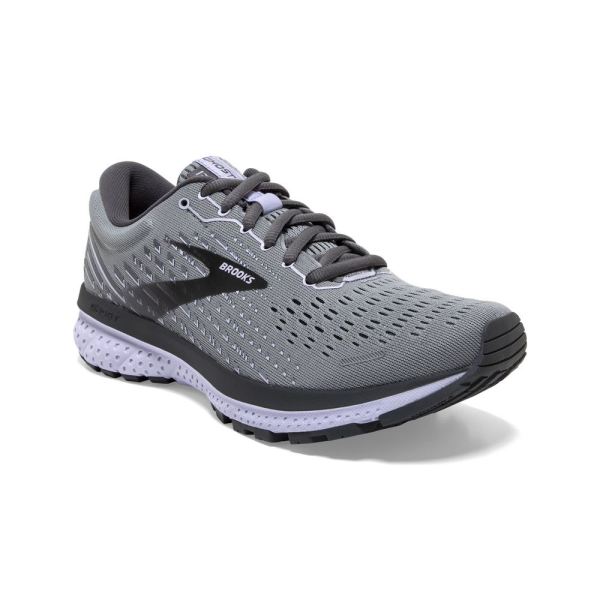 Brooks Shoes - Ghost 13 Grey/Blackened Pearl/Purple            