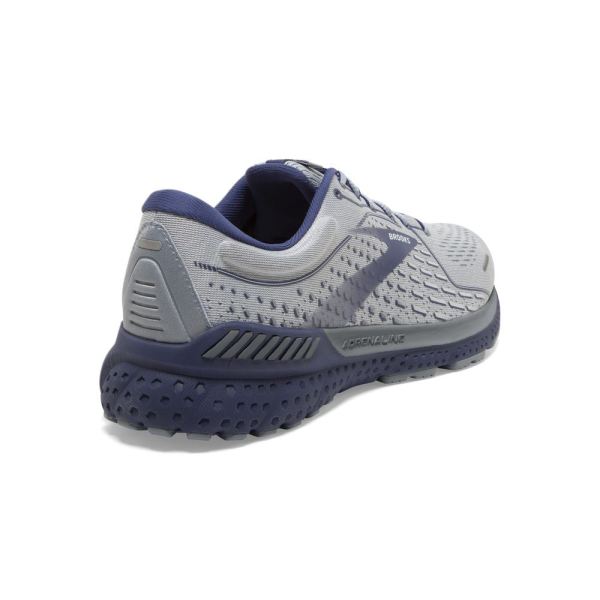 Brooks Shoes - Adrenaline GTS 21 Grey/Tradewinds/Deep Cobalt            