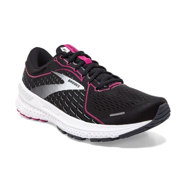 Brooks Shoes - Adrenaline GTS 21 Black/Raspberry Sorbet/Ebony            