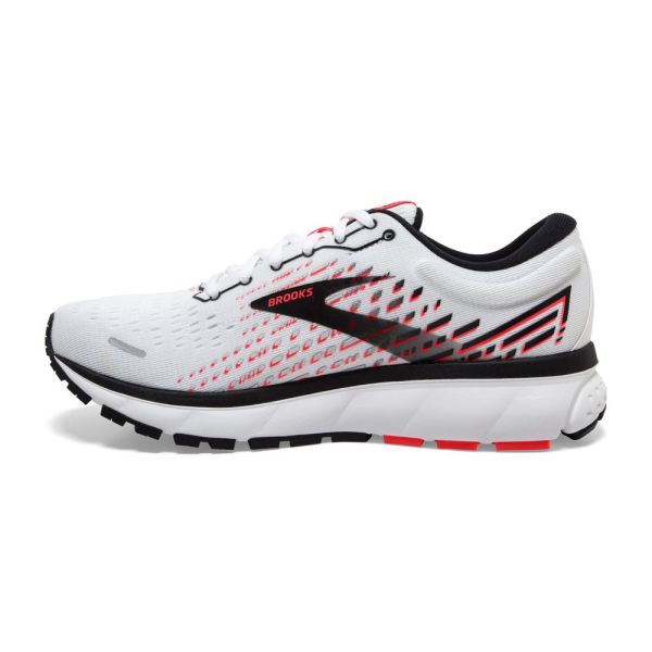 Brooks Shoes - Ghost 13 White/Pink/Black            