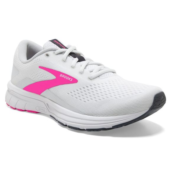 Brooks Shoes - Signal 3 White/Pink/Ombre Blue            