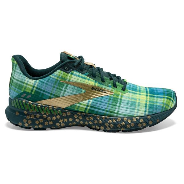 Brooks Shoes - Launch 8 GTS Fern Green/Metallic Gold/Deep Teal