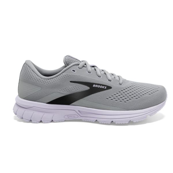 Brooks Shoes - Signal 3 Grey/Lavender Blue/Metallic Black