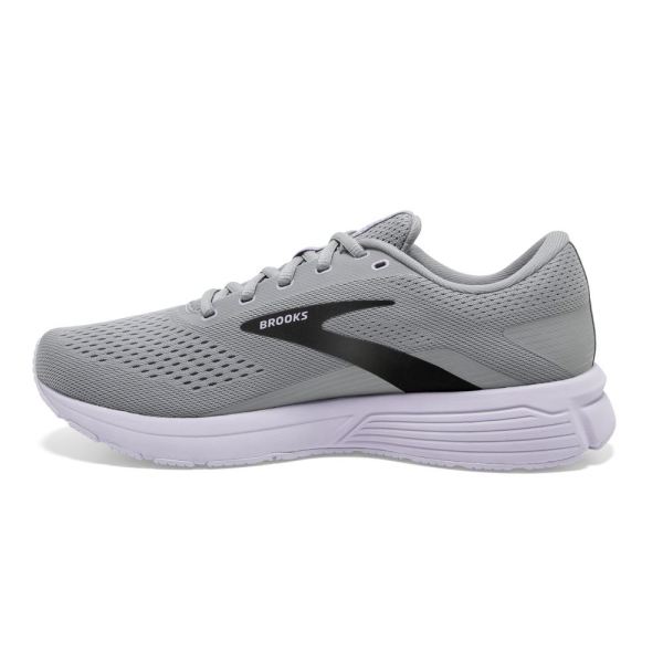 Brooks Shoes - Signal 3 Grey/Lavender Blue/Metallic Black            