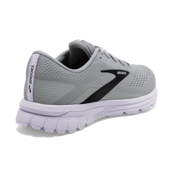 Brooks Shoes - Signal 3 Grey/Lavender Blue/Metallic Black            