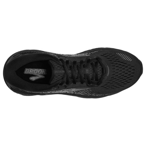 Brooks Shoes - Addiction 15 Black/Black/Ebony            