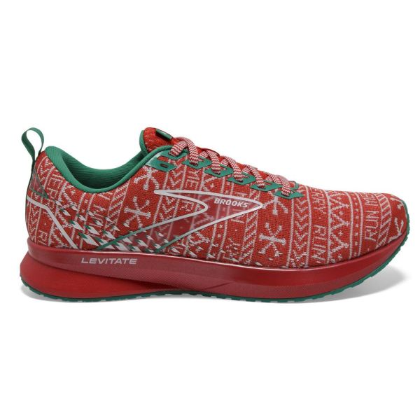 Brooks Shoes - Levitate 5 Red/White/Green