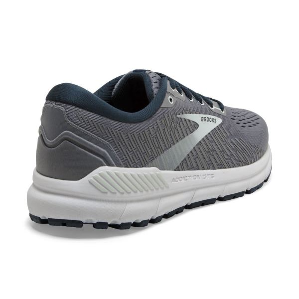 Brooks Shoes - Addiction 15 Grey/Navy/Aqua            