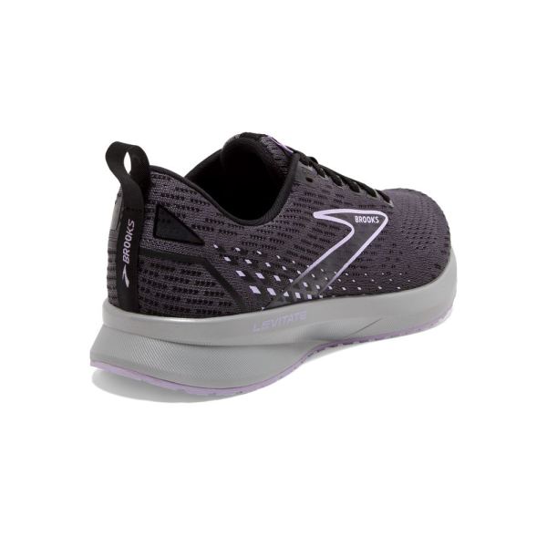 Brooks Shoes - Levitate 5 Ebony/Black/Lilac            