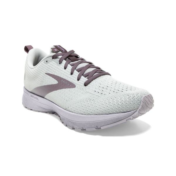 Brooks Shoes - Revel 4 Oyster/Lilac/Moonscape            