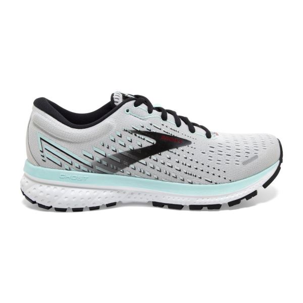 Brooks Shoes - Ghost 13 Grey/Fair Aqua/Black