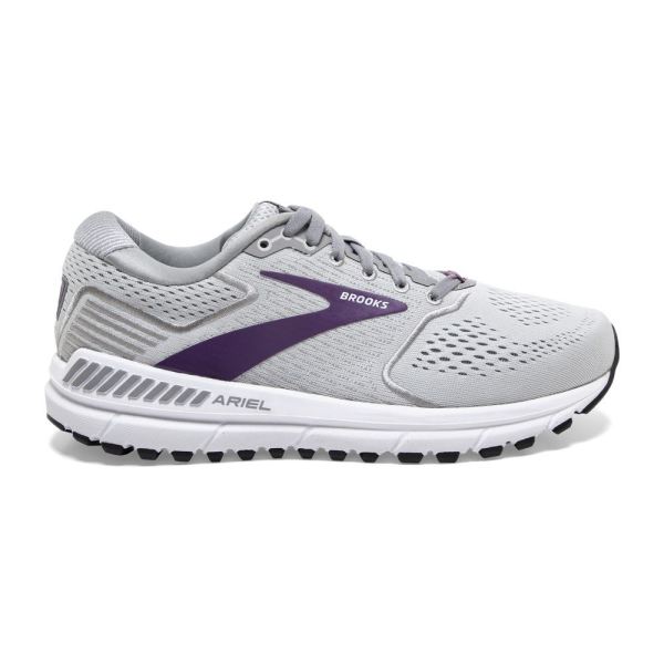 Brooks Shoes - Ariel 20 Oyster/Alloy/Grape