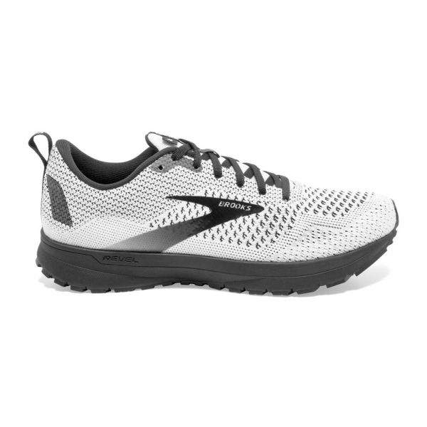 Brooks Shoes - Revel 4 White/Black