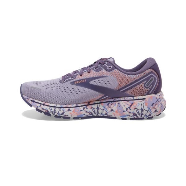 Brooks Shoes - Ghost 14 Cadet/Thistle/Papaya Punch            