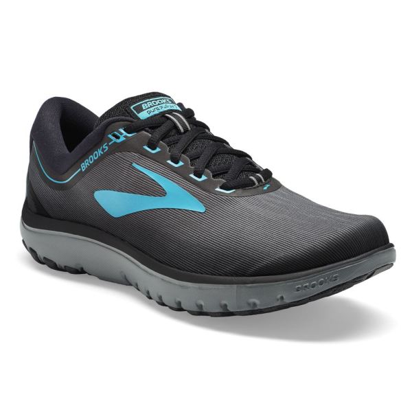 Brooks Shoes - PureFlow 7 Grey/Black/Green            