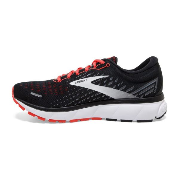 Brooks Shoes - Ghost 13 Black/Ebony/Coral            