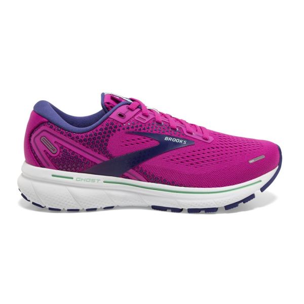 Brooks Shoes - Ghost 14 Fuschia/Yucca/Navy