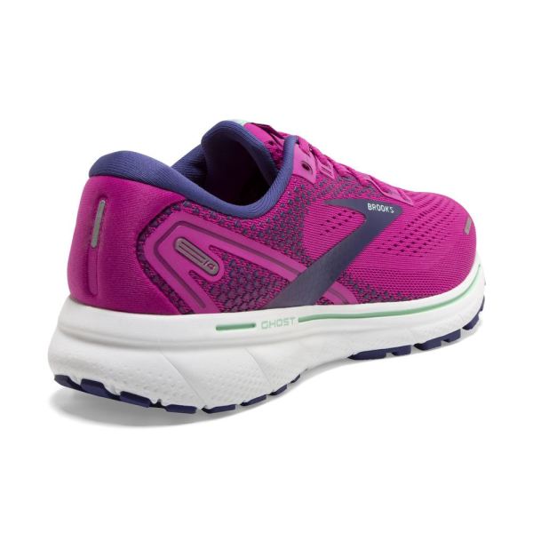 Brooks Shoes - Ghost 14 Fuschia/Yucca/Navy            