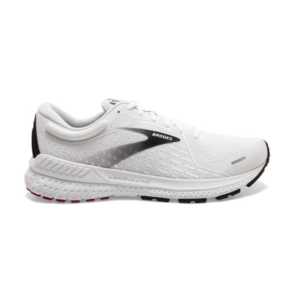 Brooks Shoes - Adrenaline GTS 21 White/Black/Red