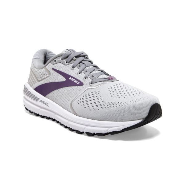 Brooks Shoes - Ariel 20 Oyster/Alloy/Grape            