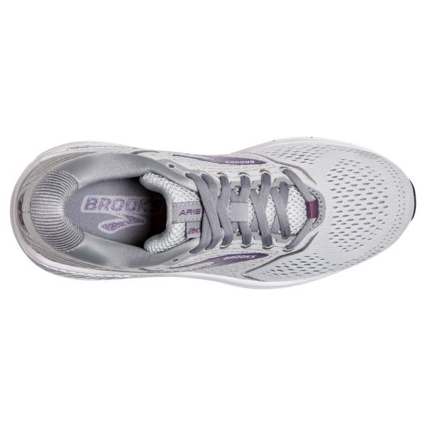 Brooks Shoes - Ariel 20 Oyster/Alloy/Grape            