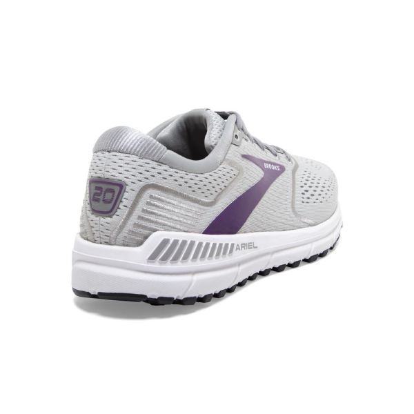 Brooks Shoes - Ariel 20 Oyster/Alloy/Grape            