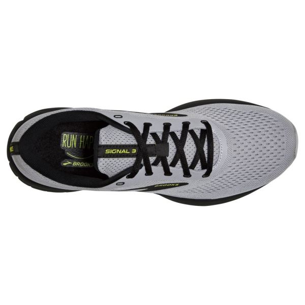 Brooks Shoes - Signal 3 Grey/Black/Evening Primrose            