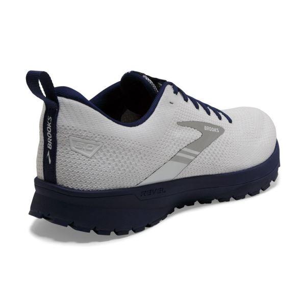 Brooks Shoes - Revel 5 White/Blue            