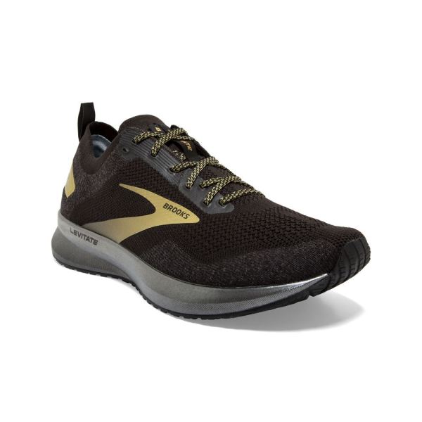 Brooks Shoes - Levitate 4 Black/Gold            