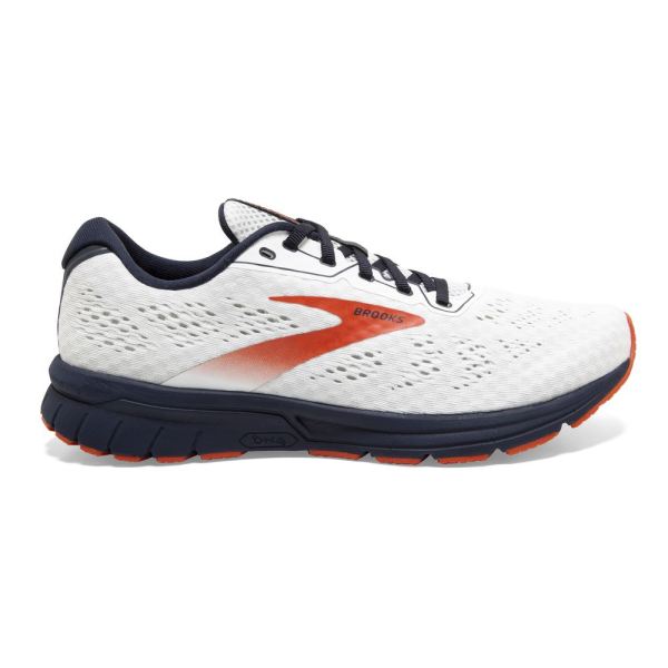 Brooks Shoes - Anthem 4 White/Navy/Red Clay
