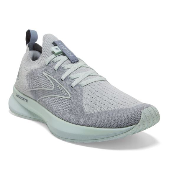 Brooks Shoes - Levitate StealthFit 5 Grey/Aqua Glass            