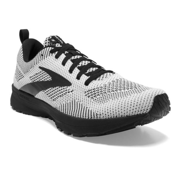 Brooks Shoes - Revel 5 White/Black            