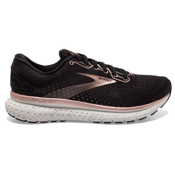 Brooks Shoes - Glycerin 18 Black/Rose Gold/Grey