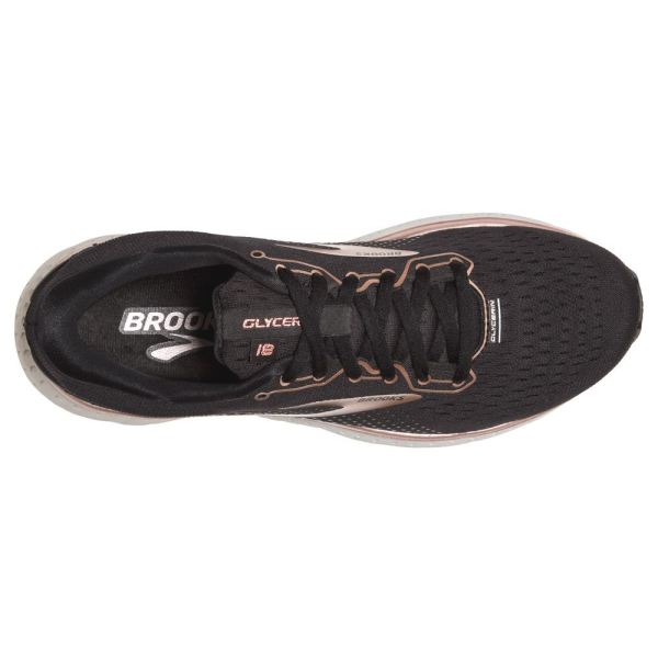 Brooks Shoes - Glycerin 18 Black/Rose Gold/Grey            