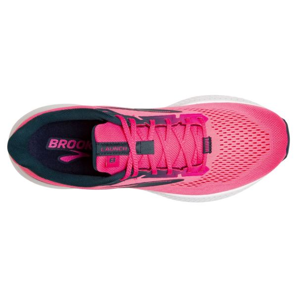 Brooks Shoes - Launch 8 Pink/Raspberry/Navy            