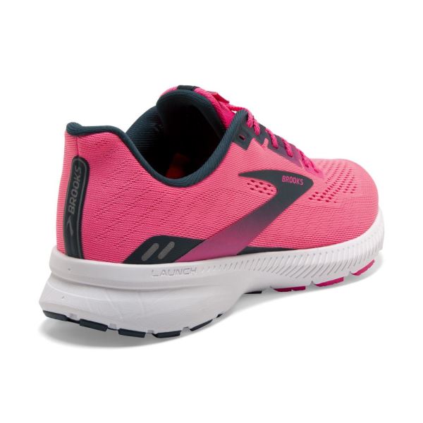 Brooks Shoes - Launch 8 Pink/Raspberry/Navy            