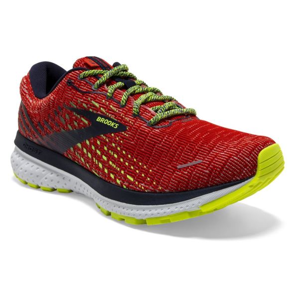 Brooks Shoes - Ghost 13 Tomato/Navy/Nightlife            